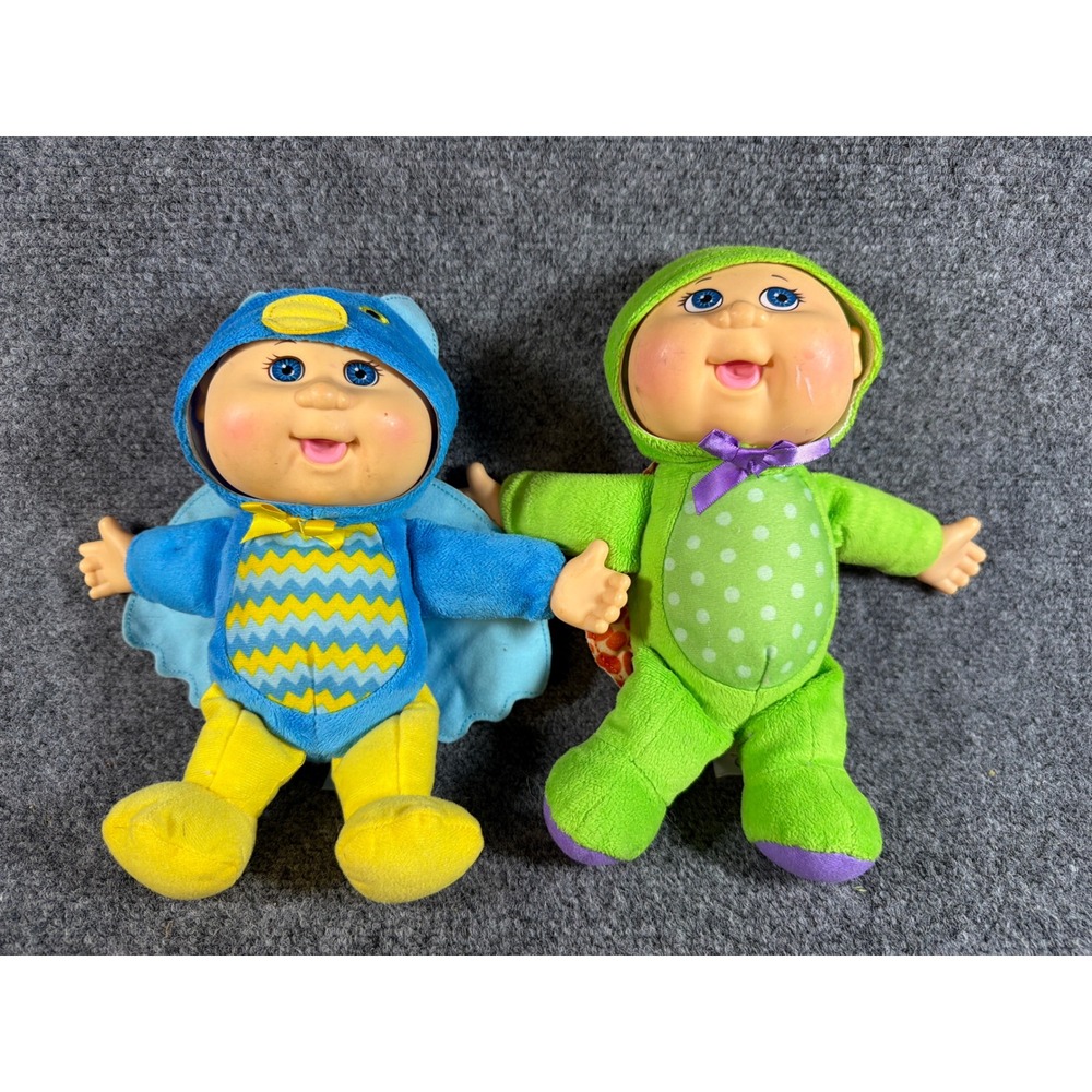 Cabbage Patch Kids Cuties Plush Doll Set 2017 Bird and Turtle 9 Inch 2 Pack